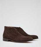 Reiss Aden - Mens Suede Chukka Boots In Brown, Size 9