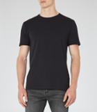 Reiss Bless - Crew-neck T-shirt In Blue, Mens, Size Xs