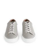 Reiss Darren - Leather Sneakers In Grey, Mens, Size 8