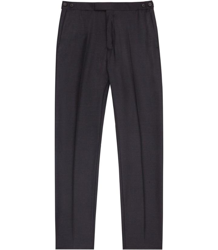 Reiss Myfield T - Mens Wool Trousers In Blue, Size 28