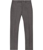 Reiss Severinos - Mens Slim Check Trousers In Grey, Size 28