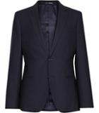 Reiss Matsuda B - Mens Slim-fit Wool Blazer In Blue, Size 36