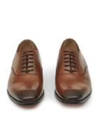 Reiss Fenton - Mens Leather Oxford Shoes In Brown, Size 8