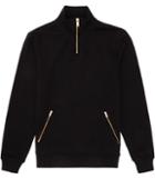 Reiss Equate - Mens Funnel-neck Sweatshirt In Black, Size Xs
