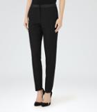 Reiss Rockie Trouser - Womens Tux Trousers In Black, Size 4