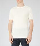 Reiss Jesmond - Mens Short Sleeve Jumper In White, Size Xs