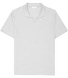 Reiss Almancil - Mens Open Collar Polo Shirt In Grey, Size Xs