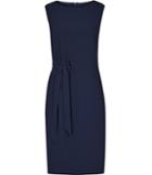 Reiss Libra - Womens Waist-tie Dress In Blue, Size 4