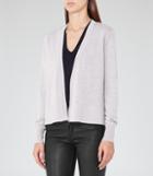 Reiss Rudy - Open-front Cardigan In Grey, Womens, Size Xs