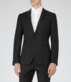 Reiss Daley B - Slim Wool Blazer In Grey, Mens, Size 36