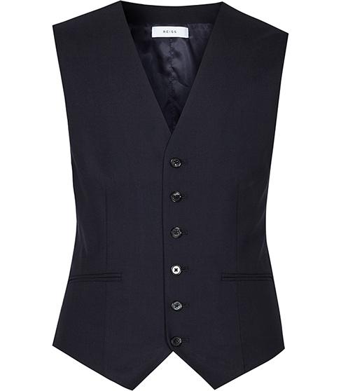 Reiss Matsuda W Six Button Waistcoat