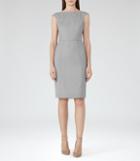 Reiss Kent Dress - Tailored Dress In Grey, Womens, Size 4