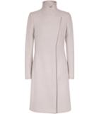 Reiss Hutton - Womens Wrap-collar Coat In Brown, Size 4