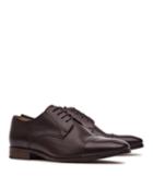 Reiss Finley - Mens Toe Cap Derby Shoes In Red, Size 10