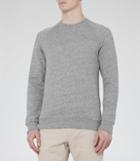 Reiss Drava - Loopback Cotton Sweatshirt In Grey, Mens, Size Xs