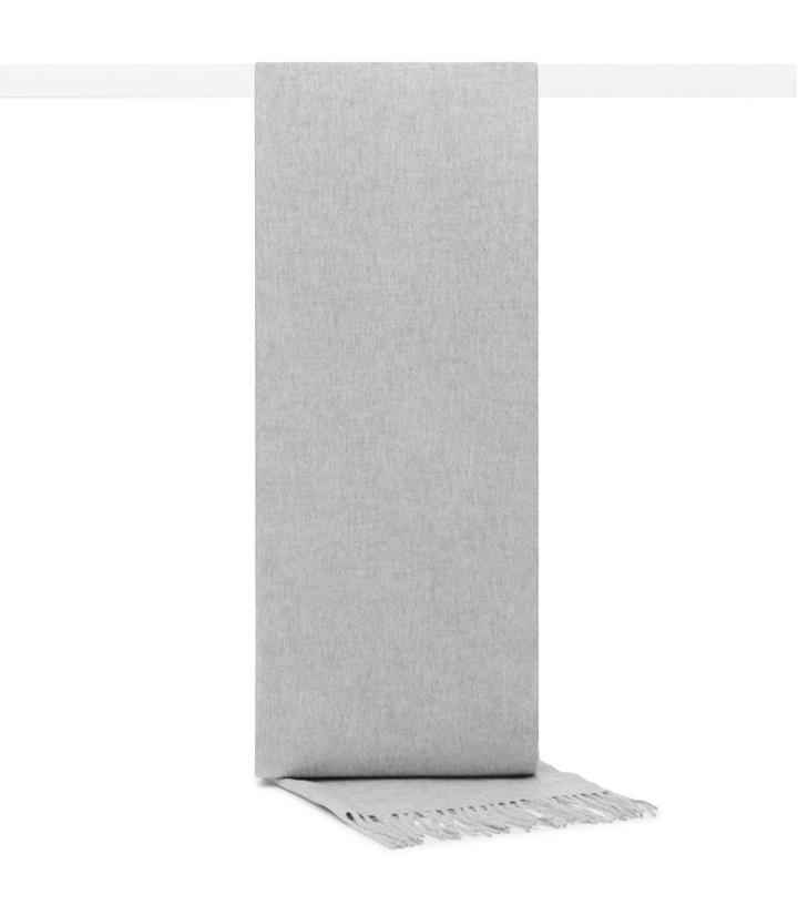 Reiss Temple - Oversized Fringed Scarf In Grey, Womens