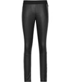 Reiss Fade - Womens Leather-front Jeans In Black, Size 4