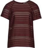 Reiss Imogen Sheer-stripe T-shirt