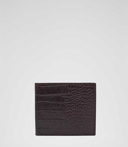 Reiss Paul Textured Leather Fold Wallet
