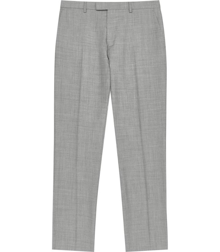 Reiss Harry T - Mens Slim Fit Trousers In Grey, Size 28