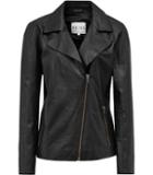 Reiss Fray Leather Biker Jacket