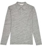 Reiss Barnes - Mens Cotton Polo Shirt In Grey, Size Xs