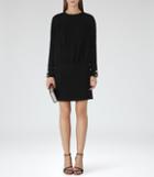 Reiss Farrah - Womens Drop-waist Dress In Black, Size 4