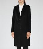 Reiss Nia - Womens Tailored Coat In Black, Size 6
