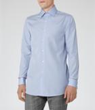 Reiss Blaine - Mens Double Cuff Shirt In Blue, Size S