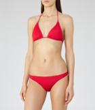 Reiss Fiora T - Womens Triangle Bikini Top In Red, Size S