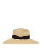 Reiss Constance - Wide-brimmed Straw Hat In White, Womens, Size S/m
