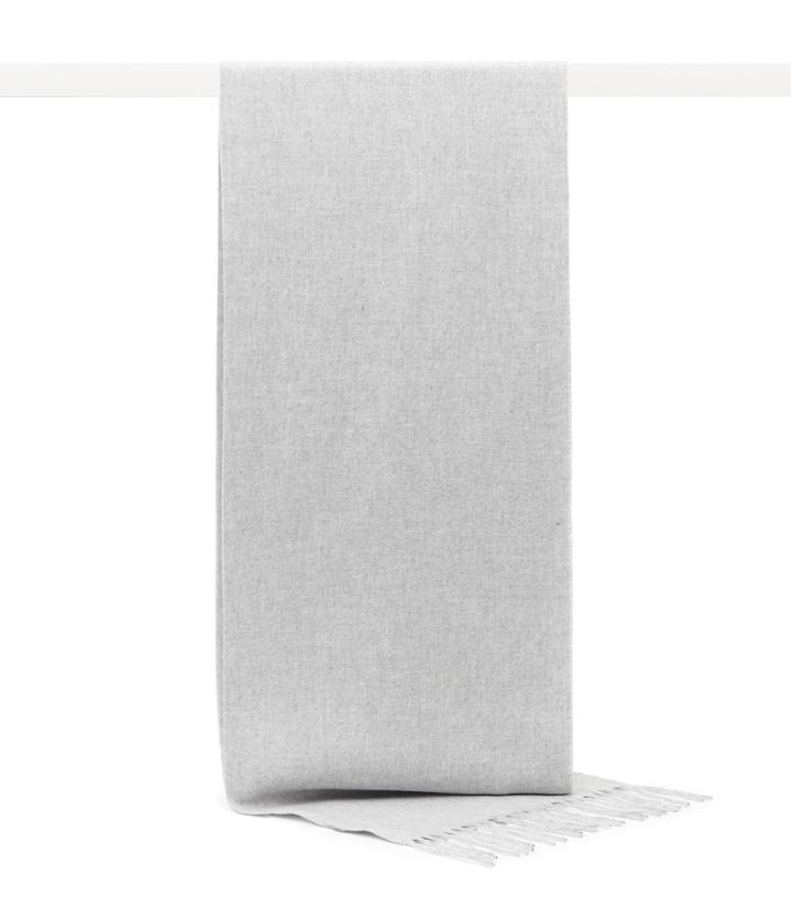 Reiss Ashby - Mens Tasselled Scarf In Grey, Size One Size