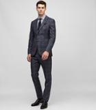 Reiss Caine - Check Wool Suit In Blue, Mens, Size 38