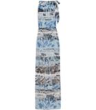 Reiss Ezra - Womens Printed Maxi Dress In Blue, Size 4