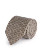 Reiss Kym - Silk Dot Tie In Brown, Mens