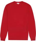 Reiss Hart - Mens Merino Wool Jumper In Red, Size Xs