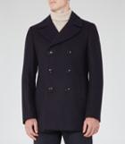 Reiss Bravo - Mens Double-breasted Peacoat In Blue, Size S