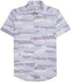 Reiss Glory - Mens Tonal Print Shirt In Blue, Size Xs