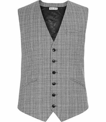 Reiss Gleneagle W Check Waistcoat