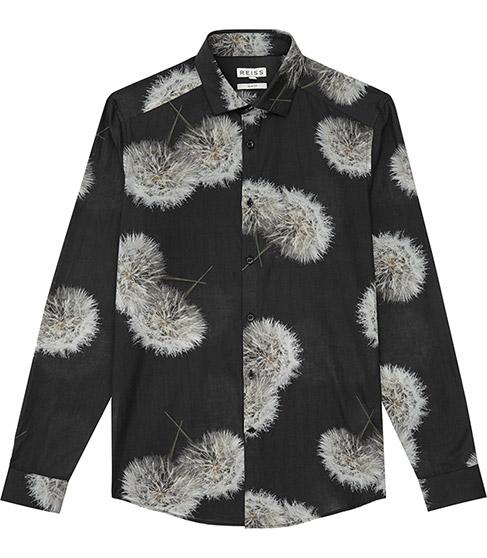 Reiss Apache Dandelion Print Shirt