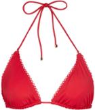Reiss Fiora T - Womens Triangle Bikini Top In Red, Size Xs