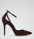 Reiss Leighton Suede Point-toe Heels
