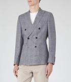 Reiss Windsor - Mens Double-breasted Blazer In Blue, Size 34