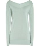 Reiss Christobel - Womens Off-the-shoulder Jumper In Brown, Size Xs