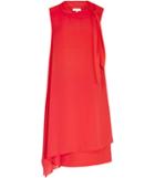 Reiss Aries - Womens Tie-neck Dress In Red, Size 4