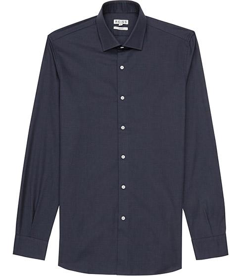 Reiss Driver Twill Cotton Shirt