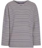 Reiss Tallie - Womens Striped Long-sleeved Top In Blue, Size S