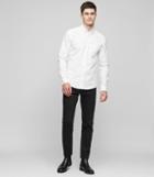 Reiss Ainslee - Cotton Oxford Shirt In White, Mens, Size Xs