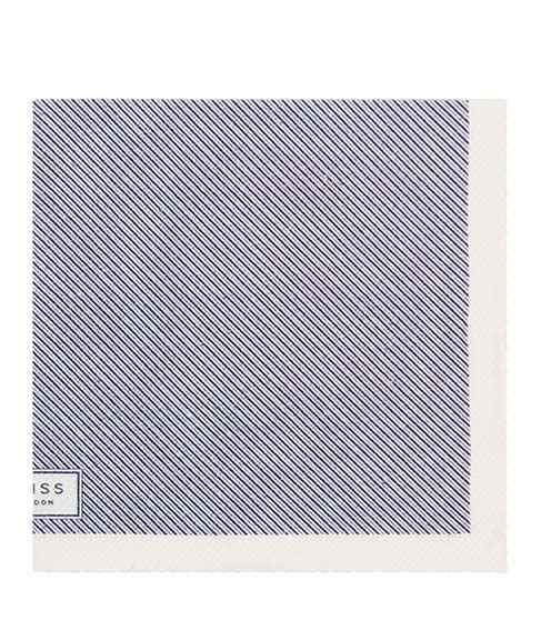 Reiss Stanton Stripe Pocket Square