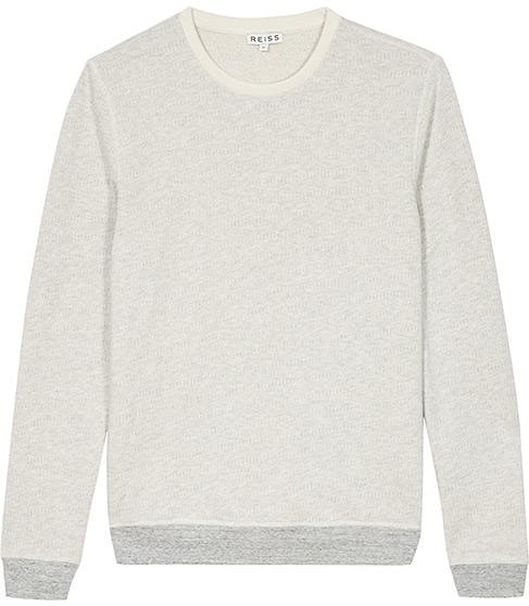 Reiss Macey Textured Sweatshirt
